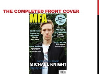 THE COMPLETED FRONT COVER
 