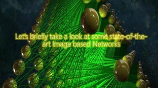 Let’s briefly take a look at some state-of-the-
art Image based Networks
 