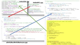atlmfcsrcmfcwincore.cpp
HelloSDK.cpp
HelloMFC.cpp
 