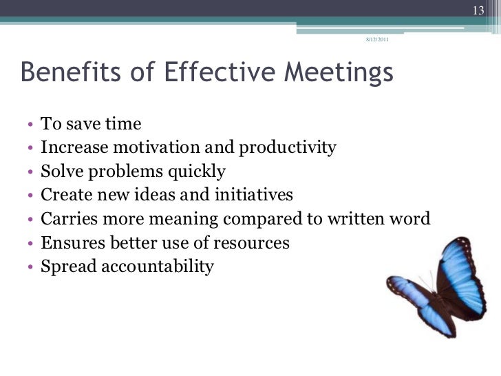 Mf chairing meetings efficiently