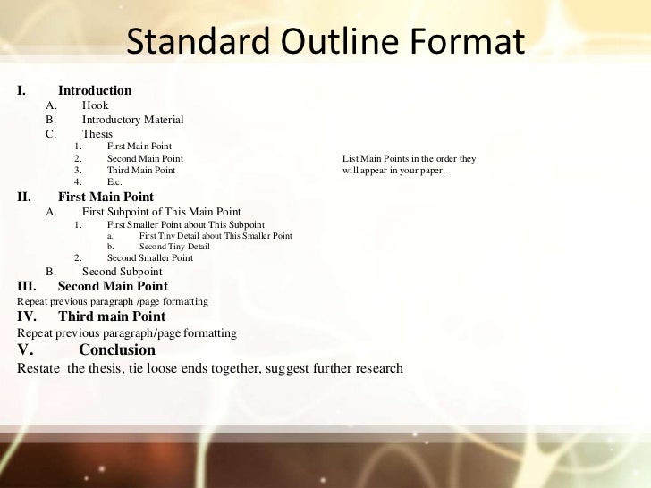  Topic Sentence Outline Sample Examples On How To Write A Sentence Outline 2019 02 15
