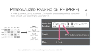 Sdm Ranking Matrix Factorizations for Recommender Systems on Implicit Data | PDF