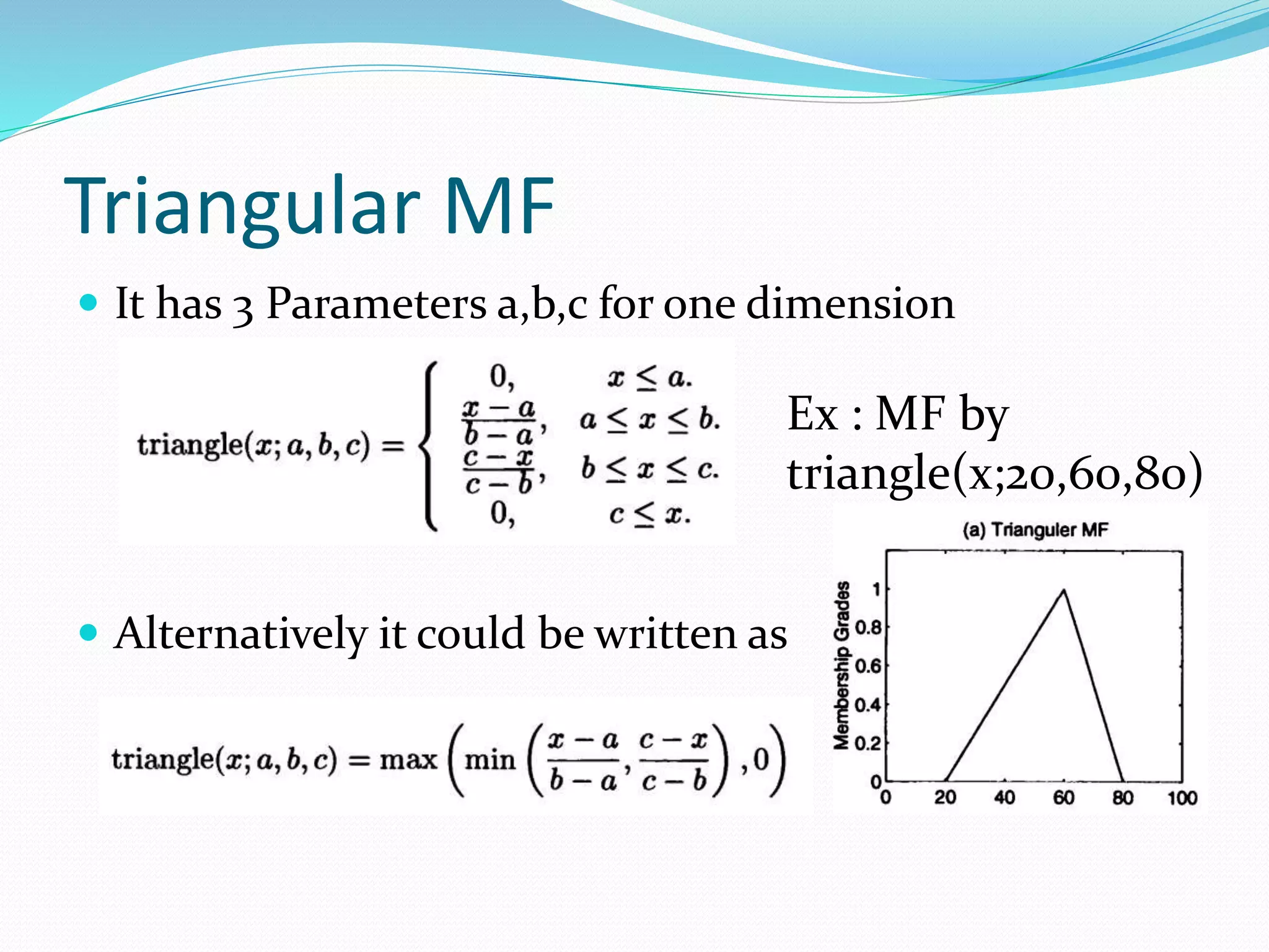 Mf formulation and parameterization | PPTX