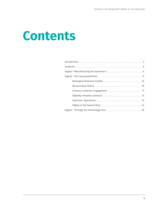 Digital Transformation in the Manufacturing sector | PDF