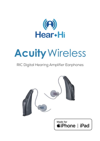AcuityWireless
RIC Digital Hearing Amplifier Earphones
 