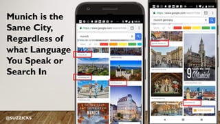 Munich is the
Same City,
Regardless of
what Language
You Speak or
Search In
@SUZZICKS
 