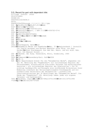 Examples of MARC Records | PDF