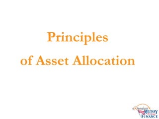 Principles
of Asset Allocation
 