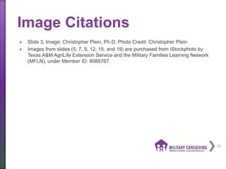 29
Image Citations
29
» Slide 3, Image: Christopher Plein, Ph.D. Photo Credit: Christopher Plein
» Images from slides (5, ...