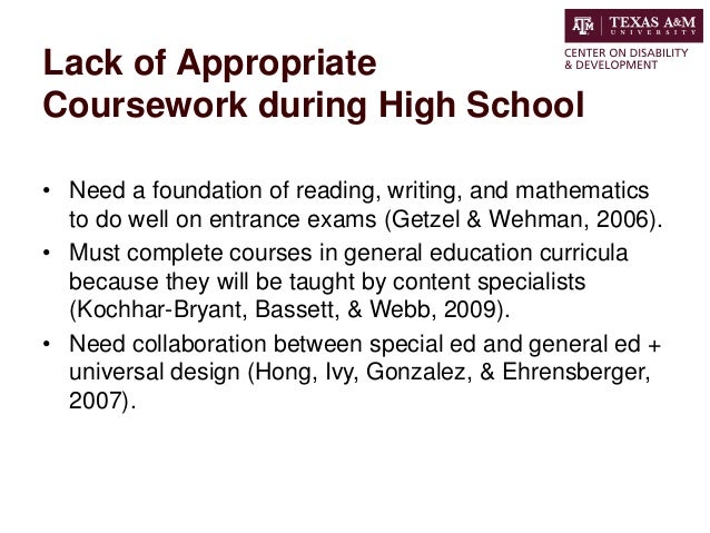 Lack Of College Disability Information >> Going To College A Guide To Transition Planning For Those With Disab Lack Of College Disability Information >> Going To College A Guide To Transition Planning For Those With Disab