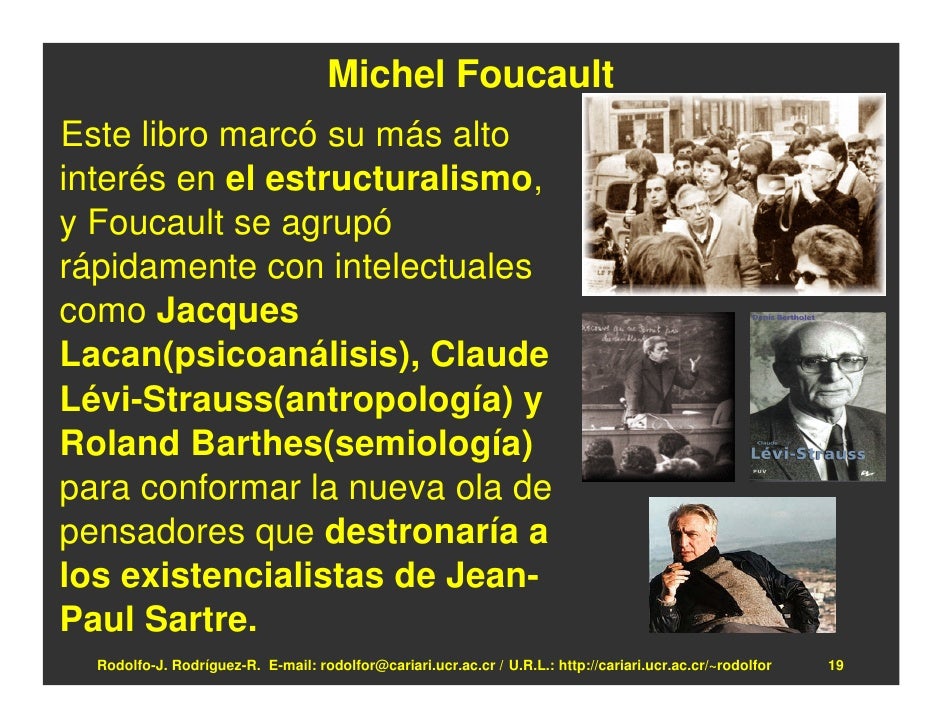 M Foucault Vida