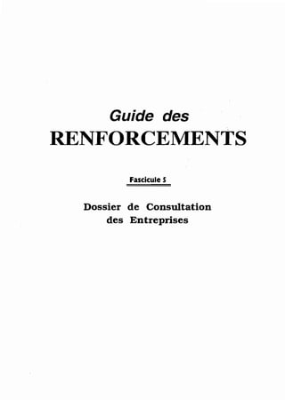 Guide des renforcements fascicule 1 6