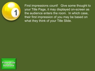 10 Tips for an Effective Presentation