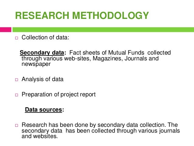 Dissertation methodology structure secondary data