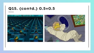 Q15. (contd.) 0.5+0.5
 