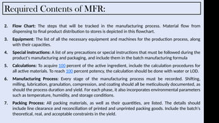 Master formula record slide for 8th sem bpharm and Mpharm pharmaceutics ...