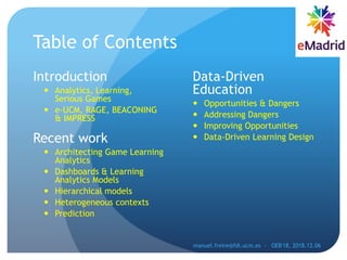 Data Driven Education and Serious Games | PPT