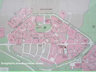 Straight(ish) streets vs bendy streets

 Phil Jones Associates                   sustainable transport solutions
 