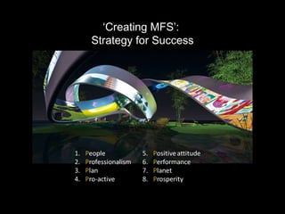 ‘ Creating MFS’:  Strategy for Success 