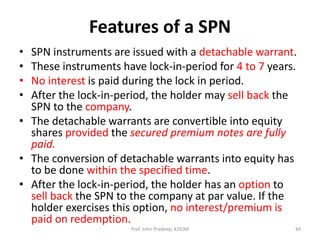 Warrants Financial Instruments Financial System and capital market | PDF