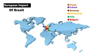 Of Brexit
European Impact
Ireland
Netherlands
Belgium
Italy
France
Germany
 