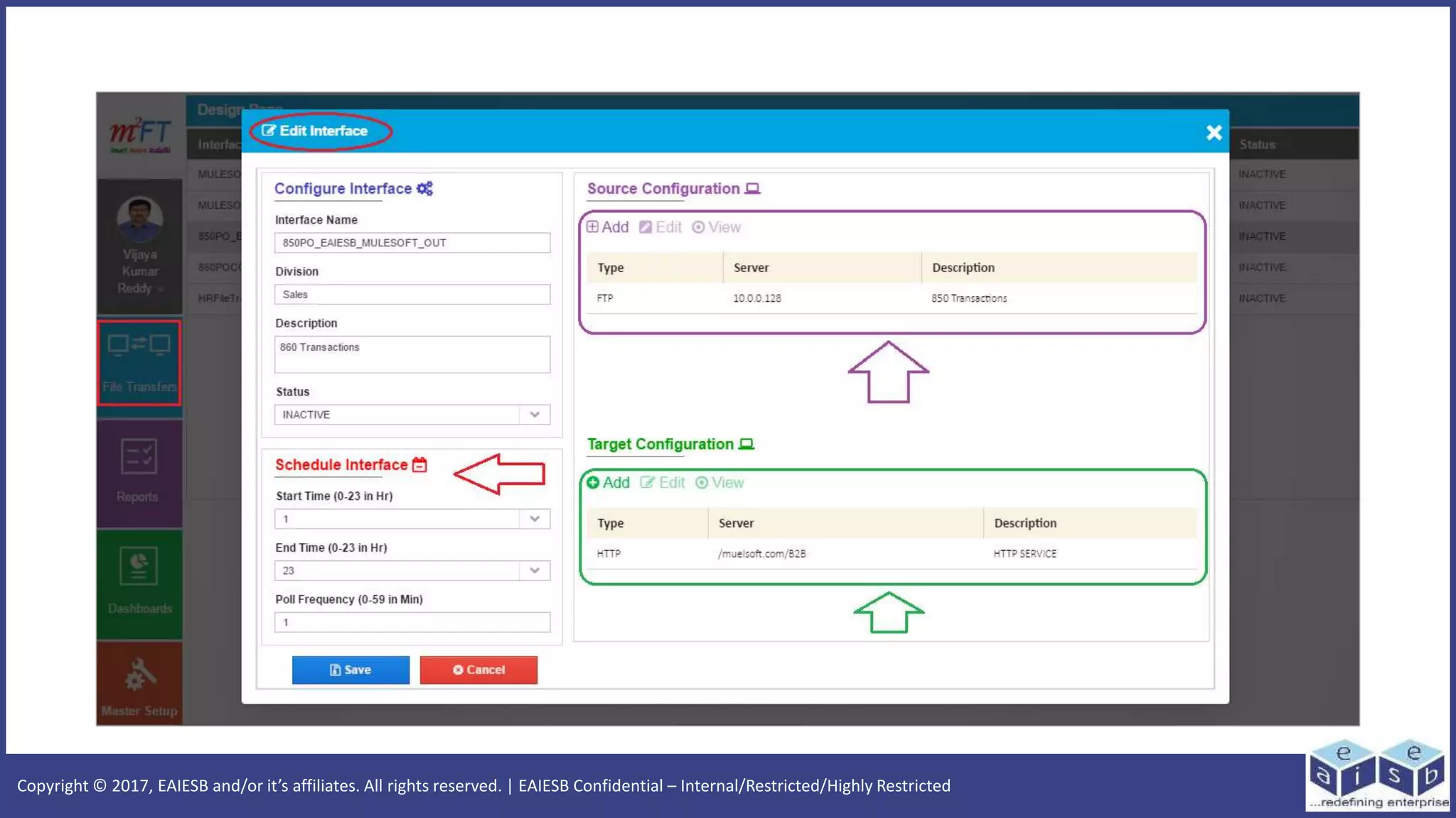 Copyright © 2017, EAIESB and/or it’s affiliates. All rights reserved. | EAIESB Confidential – Internal/Restricted/Highly Restricted
 
