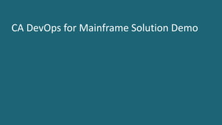 24 ©	2016	CA.	ALL	RIGHTS	RESERVED.@CAWORLD				#CAWORLD
Recommended	Sessions
SESSION	# TITLE DATE/TIME
MFX57E
Webhooks &	Continuous	Feedback	with	CA	Application	
Lifecycle	Conductor
11/15/2016	at	3:00	pm
MFT148S	
Roadmap	Session:	Achieve	DevOps	on	the	Mainframe	for	
Faster	Time	to	Market	
11/16/2016	at	4:30	pm
MFX111S
Advanced	Techniques	for	Initiating	the	DevOps	Journey	
[HSBC]
11/17/2016	at	12:45	pm
 