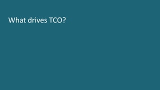8 ©	2016	CA.	ALL	RIGHTS	RESERVED.@CAWORLD				#CAWORLD
What	drives	TCO?
 
