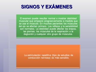 SIGNOS Y EXÁMENES  