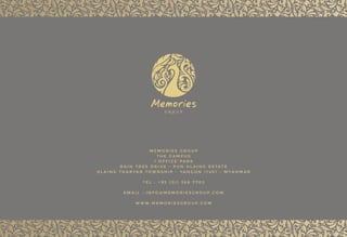 Memories Group Brochure (Hotels, Experiences, Services)