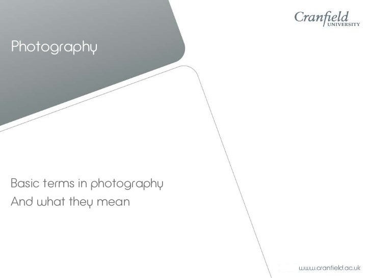 Photography Basic Understanding