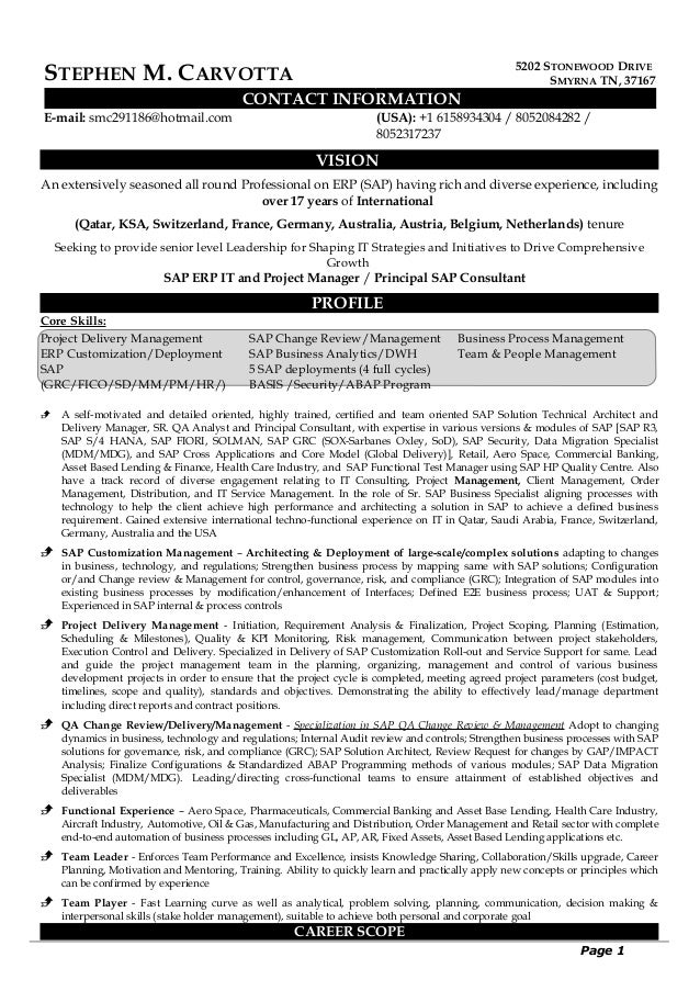 resume cv