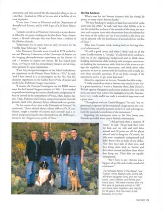 Star Voyager: Martin G. Tomasko '66