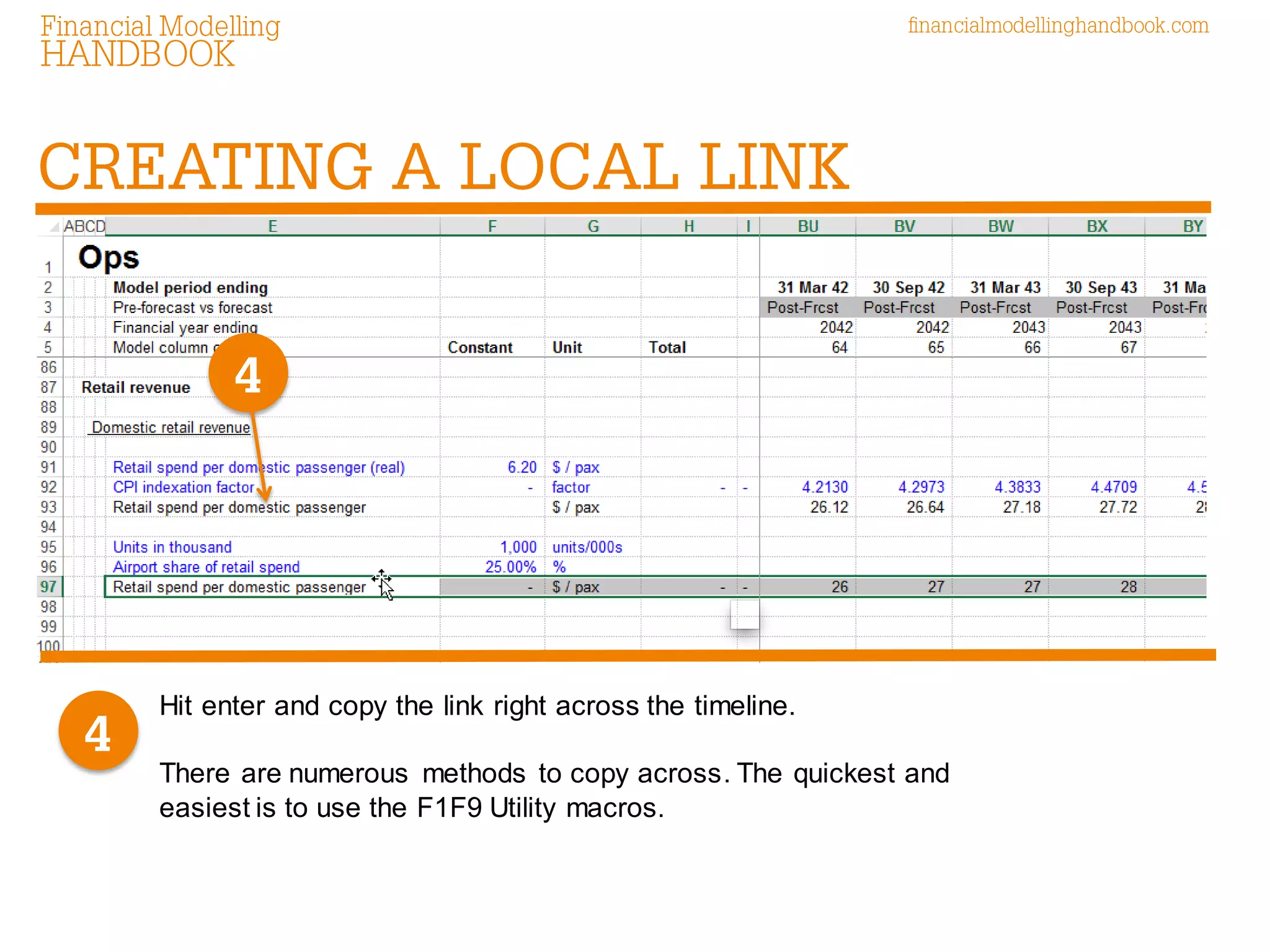 Hit enter and copy the link right across the timeline. There are numerous methods to copy across. The quickest and easiest is to use the F1F9 Utility macros. 