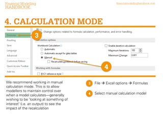 Setting up excel for financial modelling Slide 9