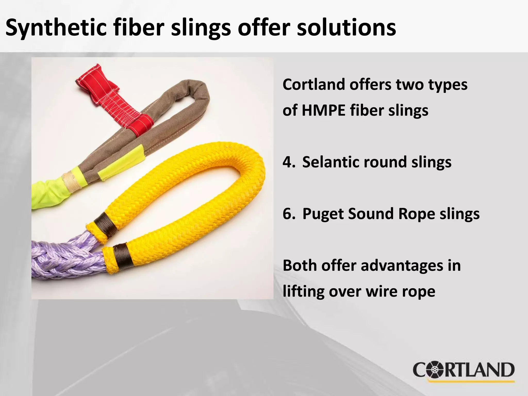 Mg041911 Cortland Lifting Slings Presentation | PPT