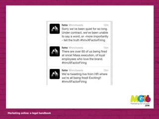 Marketing online: a legal handbook
 