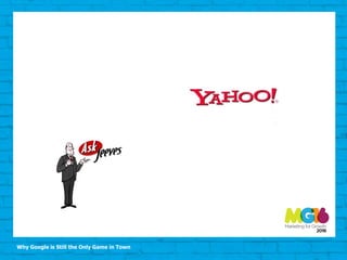 Why Google is Still the Only Game in Town
 