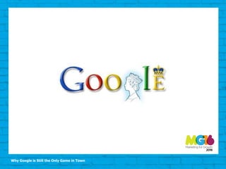 Why Google is Still the Only Game in Town
 