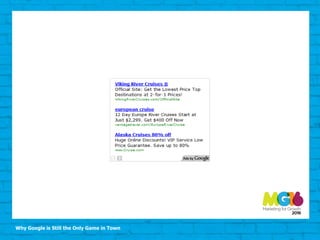 Why Google is Still the Only Game in Town
 