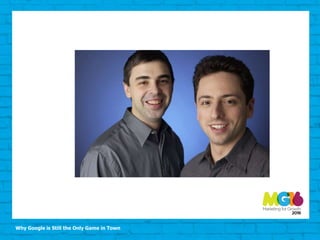 Why Google is Still the Only Game in Town
 