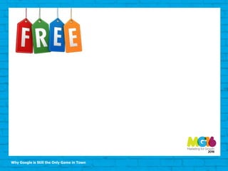 Why Google is Still the Only Game in Town
 