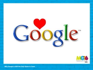 Why Google is Still the Only Game in Town
 