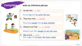 Mastering English Grammar: Adjective Order, Too & Enough Usage | PPTX