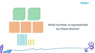20
What number is represented
by these blocks?
 