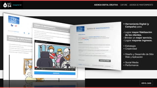 AGENCIA DIGITAL CREATIVA I COCA-COLA ZERO : AGENCIA DE DESARROLLO




        + Creatividad
        + Estrategia
        + Diseño y Usabilidad
 