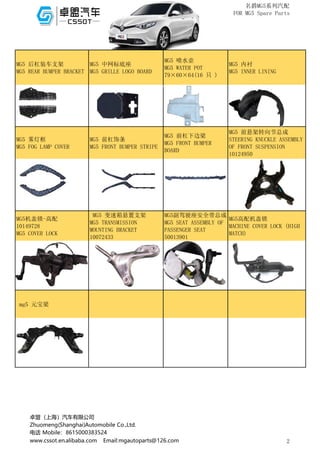 SAIC Mg5 catalog | PDF