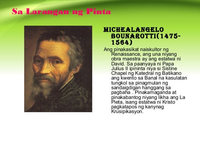 Ano Ano Ang Kanilang Naging Kontribusyon Sa Panahon Ng Renaissance