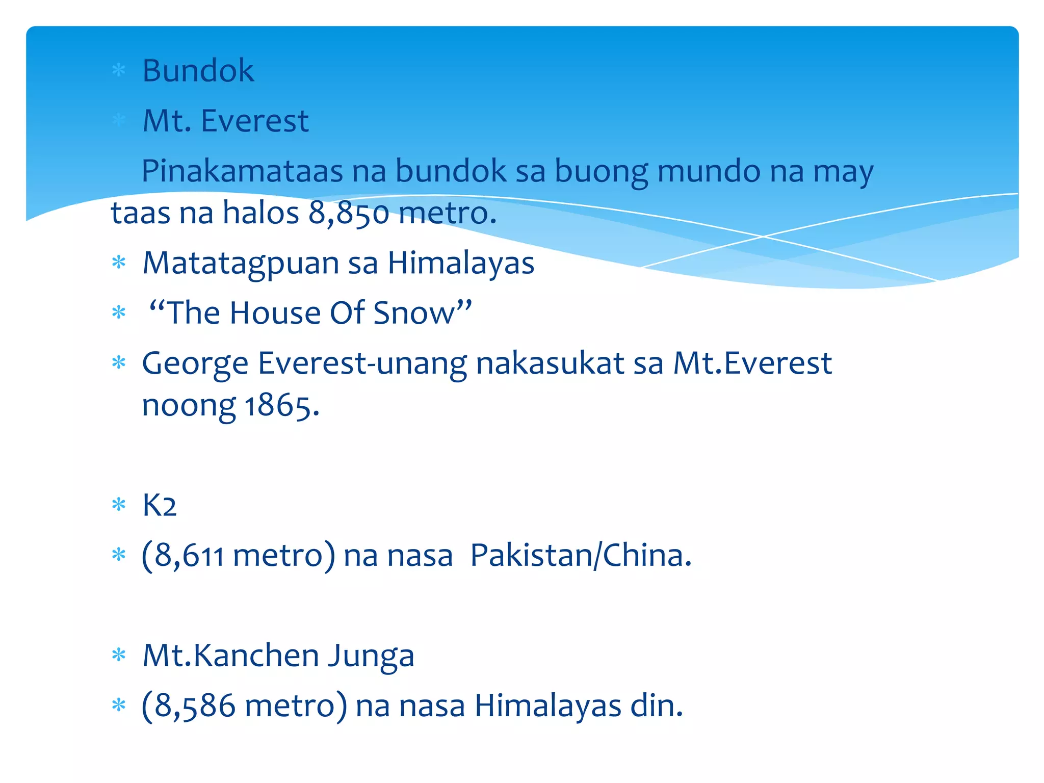 Mga anyong lupa sa asya | PPTX