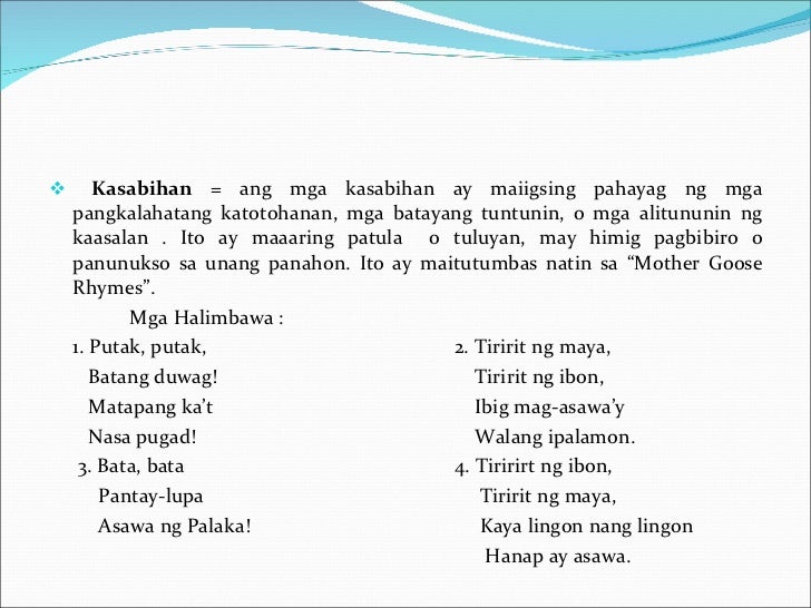 Sawikain Mga Halimbawa At Kahulugan Mobile Legends